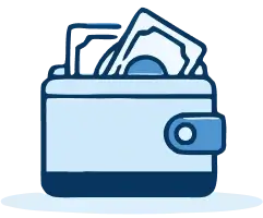 Fixed prices no hidden fees icon