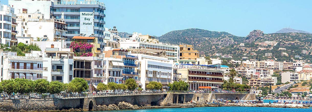 Private Heraklion Airport transfer to Mistral Bay Hotel in Agios Nikolaos