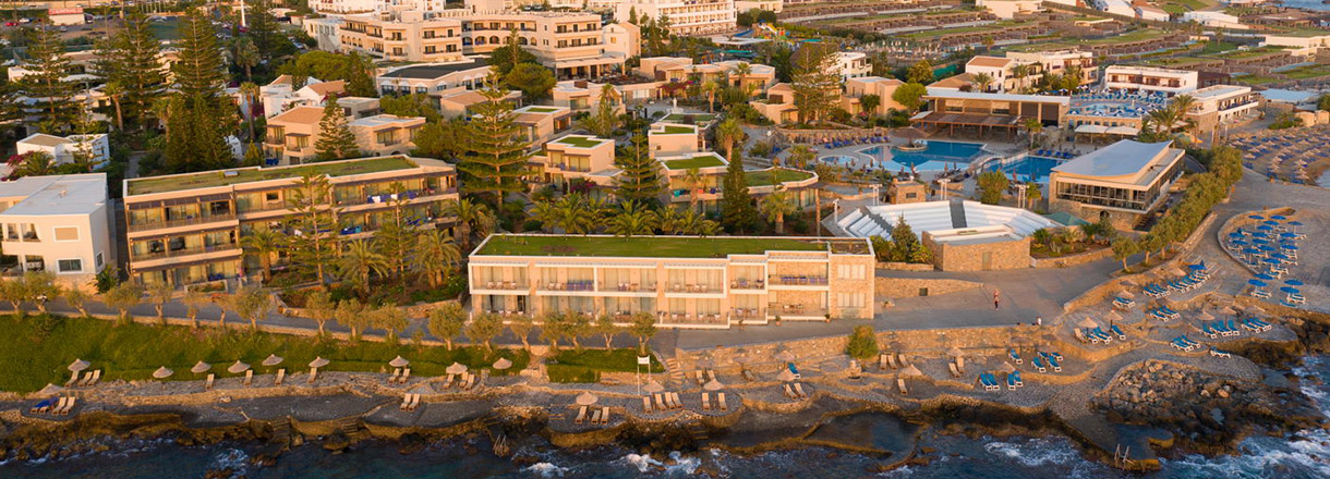 Private Heraklion Airport transfer to Nana Golden Beach resort on the north coast of Crete in Chersonissos