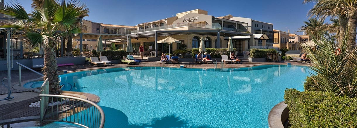 Heraklion Airport transfer to Aegean Pearl Hotel in Rethymno Crete