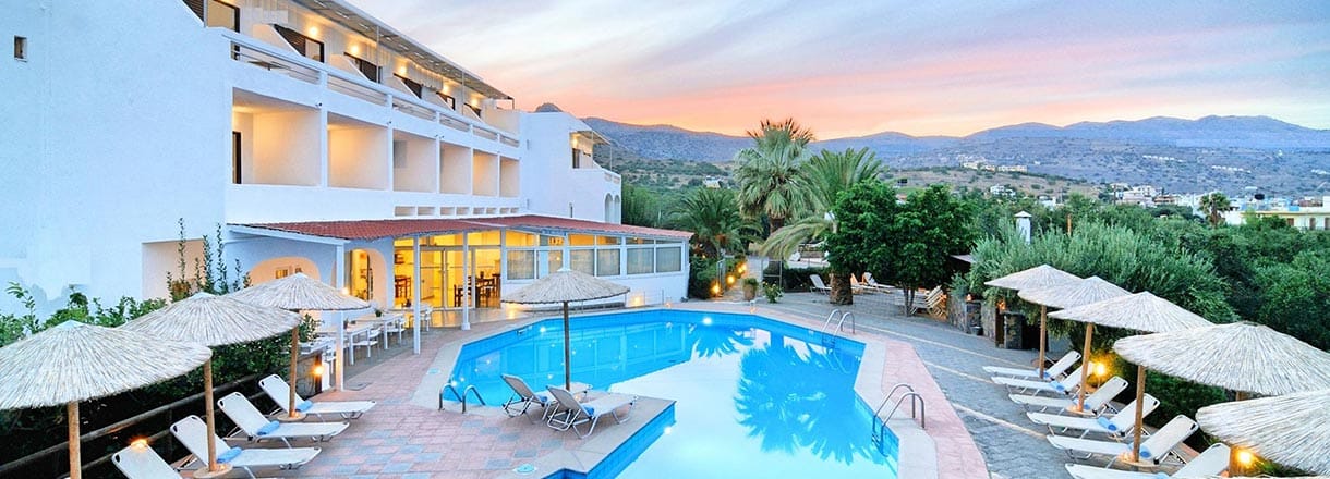 Private Heraklion Airport transfer to Elounda Krini Hotel in Elounda, Crete