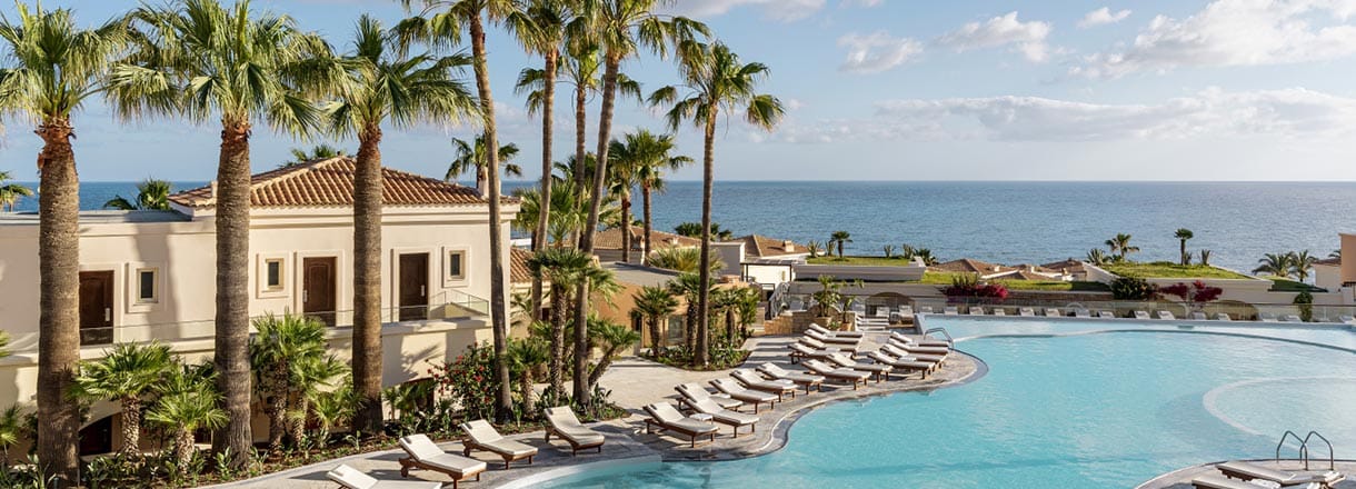 Private Heraklion Airport transfer to Grecotel Marine Palace & Aqua Park in Panormo, Crete