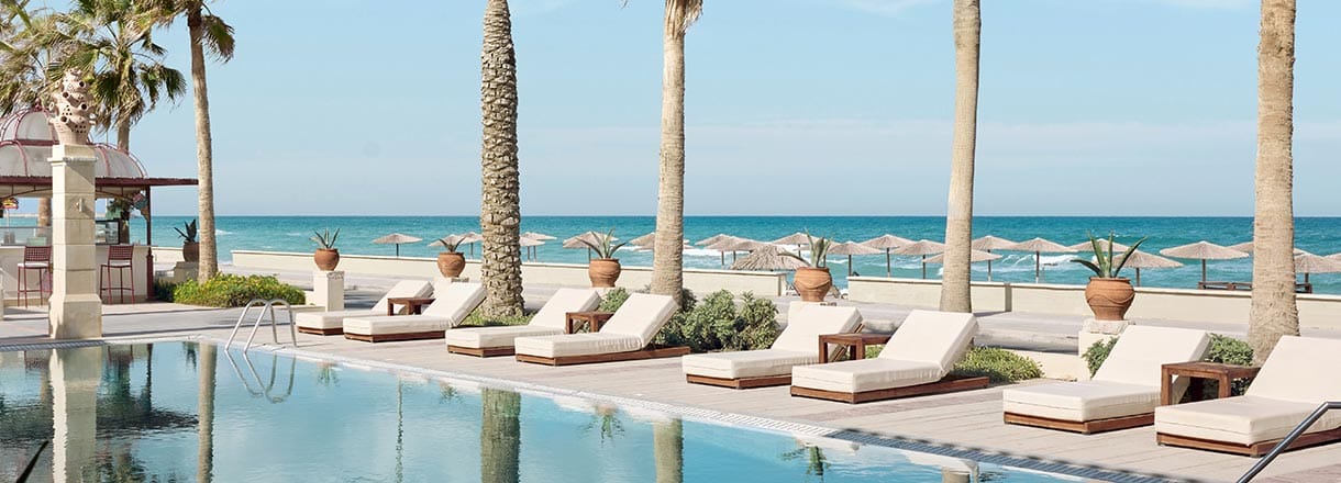 Heraklion Airport transfer to Grecotel Plaza Beach House in Rethymno Crete