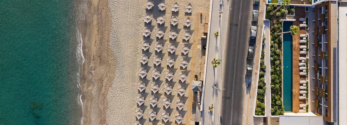 Heraklion Airport transfer to Ikones Seafront Luxury Suites in Rethymno Crete