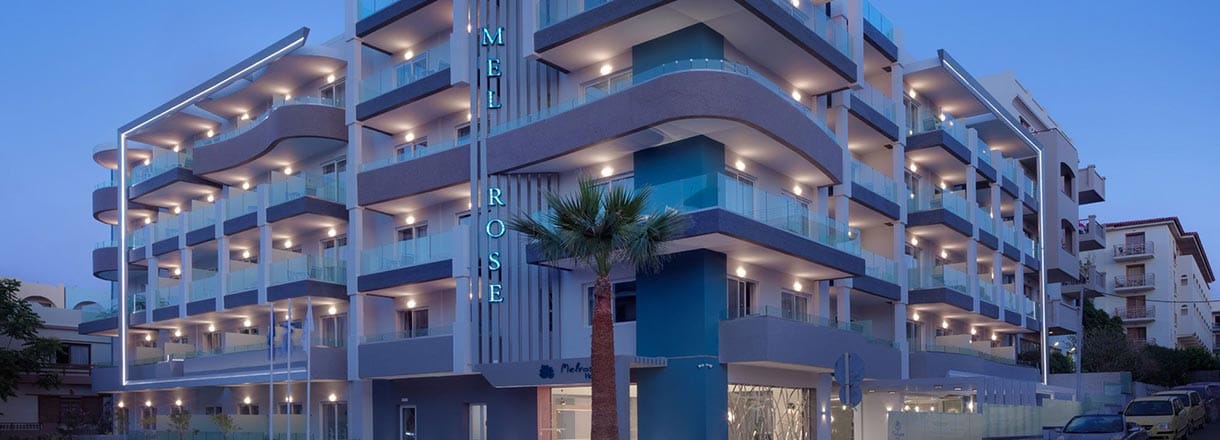 Heraklion Airport transfer to Melrose Hotel Rethymno Crete